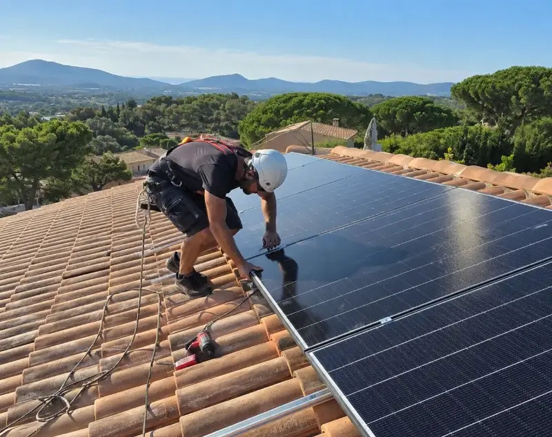 Installateur panneaux solaires Saint-Césaire-de-Gauzignan — pose photovoltaïque sur toiture